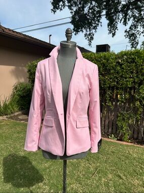 NWT Banana Republic Factory Light Pink Tailored Blazer